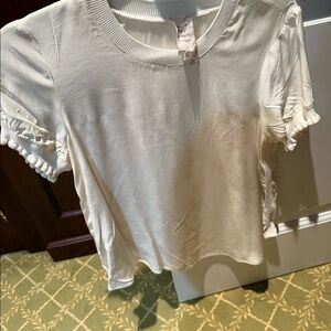 Cinq a sept white blouse size small